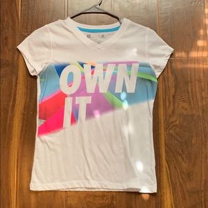 Own it workout tee for kids